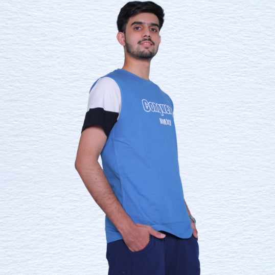 Relax Navy Blue Cotton Trouser