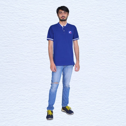 Blue Royal Line Polo T-Shirt